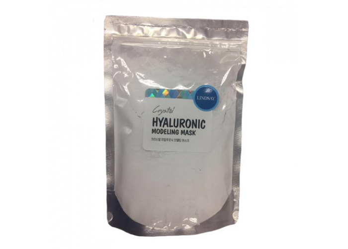 Альгинатная маска для лица с гиалуроновой кислотой из Кореи Lindsay Crystall Hyaluroniс Modeling Mask Pack 240 гр. КУПИТЬ КОРЕЙСКУЮ МАСКУ ДЛЯ ЛИЦА В МОСКВЕ