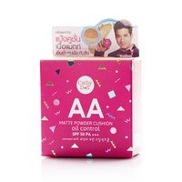 Cathy Doll AA Matte Powder Cushion Oil Control SPF50 PA+++ #21 Light Beige 15 gr. Thailand