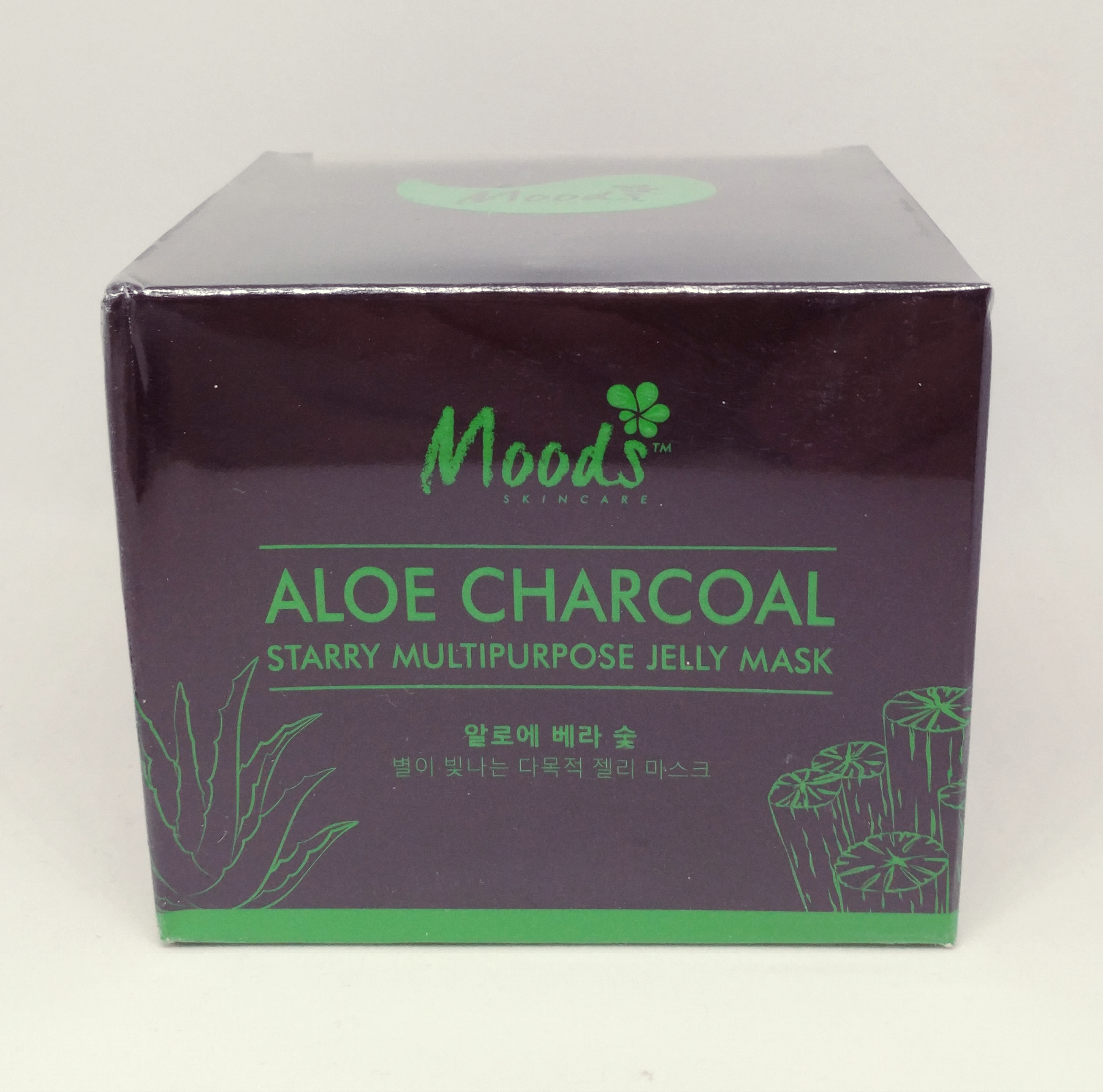 Гидрогелевые патчи для глаз из Тайланда с алоэ и бамбуковым углем MOODS ALOE CHARCOAL STARRY MULTIPURPOSE JELLY MASK 60 шт. тайские патчи для глаз