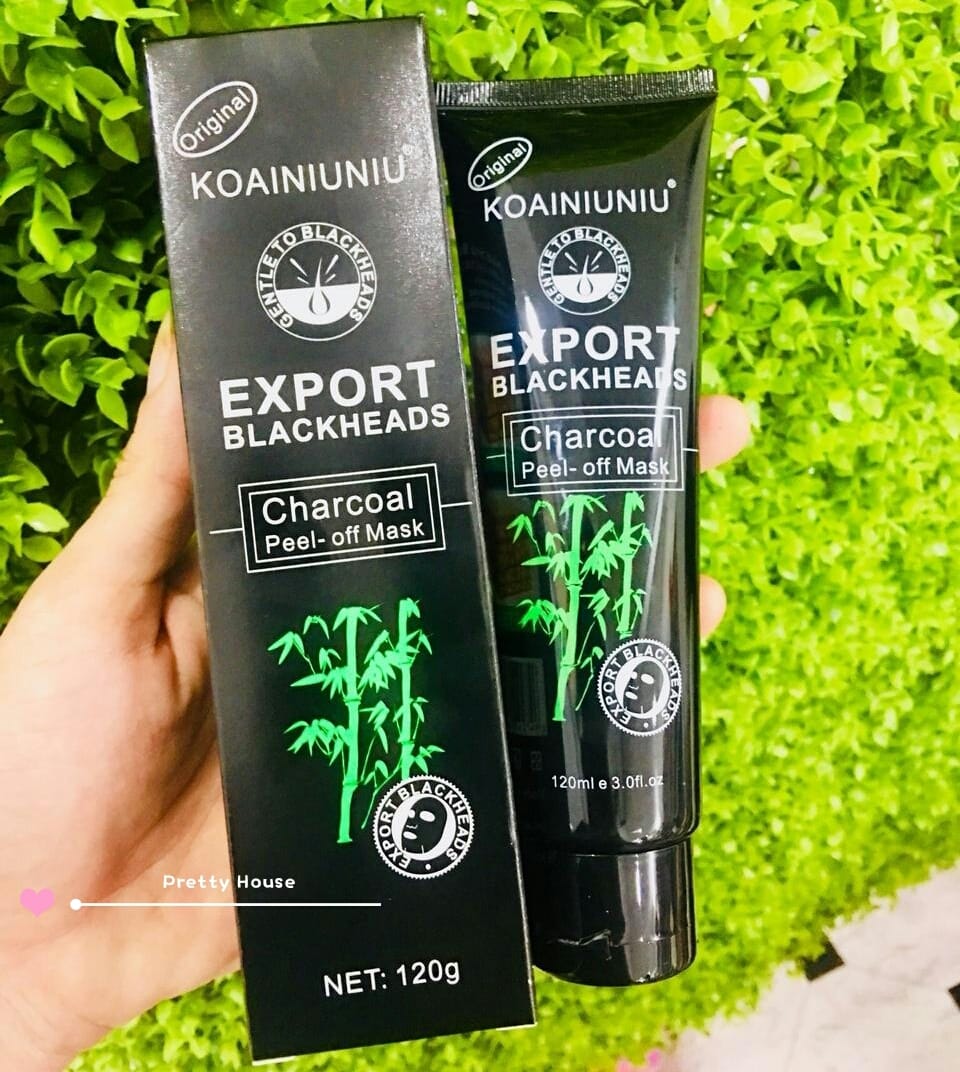 Натуральная Детоксикационная Тайская грязевая пилинг-маска с углем Koainiuniu Export Blackheads Charcoal Peel- off Mask купить в Москве и Московской области