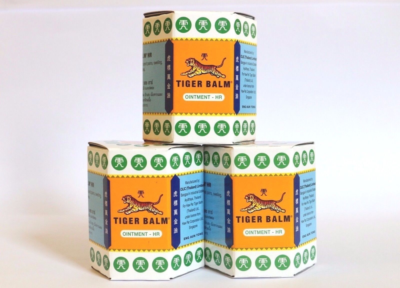 Натуральный белый Тигровый бальзам из Тайланда Белый Тигр White Tiger Balm купить в Москве и Московской области.