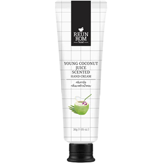Натуральный крем для рук Кокос REUN ROM Young COCONUT Juice Scented Hand Cream 30 гр. Таиланд