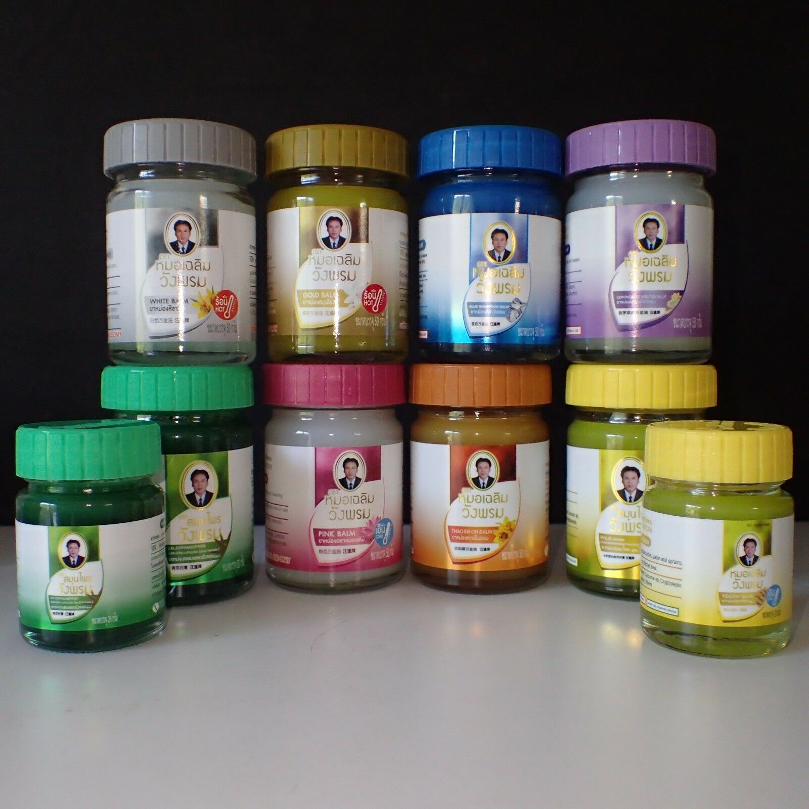 Натуральный жёлтый бальзам Kongka с Имбирем Вангпром Wang prom 50 мл. Таиланд