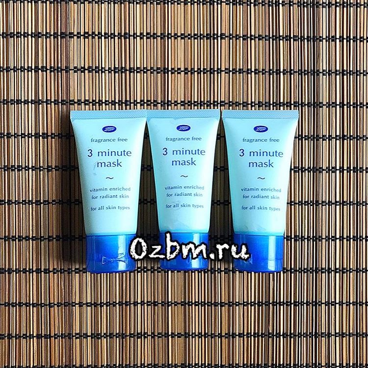 маска для лица 3-х минутка от Boots 3 minute mask