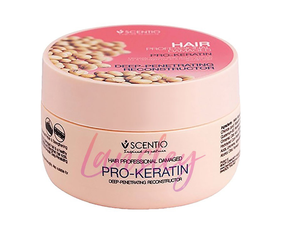тайская маска для волос SCENTIO PRO-KERATIN MASK 250 ml. Thailand. Тайская маска для восстановления волос scentio-pro-keratin-maska-dlya-vosstanovleniya-volos
