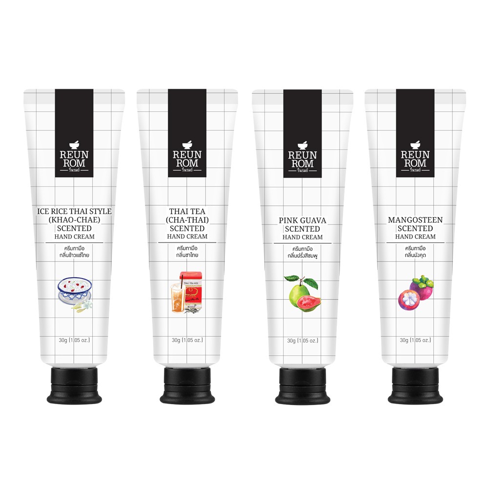 Тайский питательный крем для рук Мангостин Reunrom Mamgosteen Scented Hand Cream 30 гр. тайские крема для рук