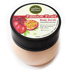 Тайский скраб для тела ароматный и смягчающий Маракуйя Passion Fruit Body Scrub Phutawan 140 gr. Thailand