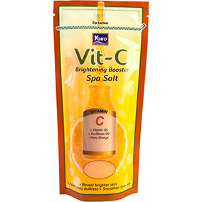 Тайский солевой скраб для тела с Витамином С для сияния кожи Yoko Spa Salt 300 гр.